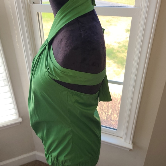 Robert Rodriguez Women Green Sleeveless Halter Top Sz XS EUC - Picture 5 of 12